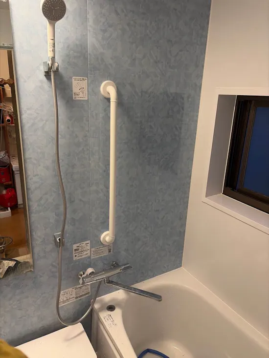 工事後　山梨県富士吉田市のお客様の水栓工事