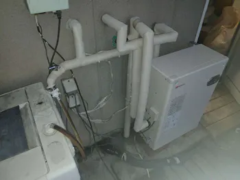 長野県長野市のお客様の給湯器工事