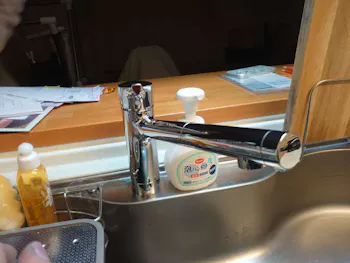 愛知県名古屋市中区のお客様のキッチン水栓工事