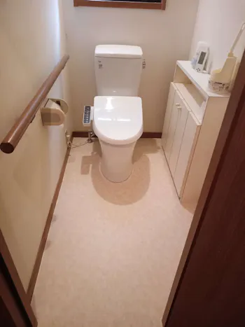 東京都立川市のお客様のトイレ工事　具体的な工事内容1