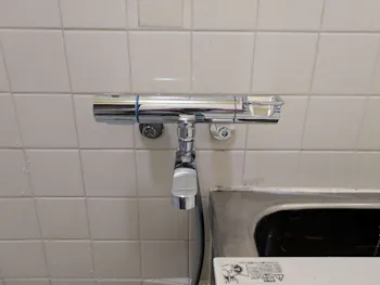 静岡県静岡市清水区のお客様の浴室水栓工事