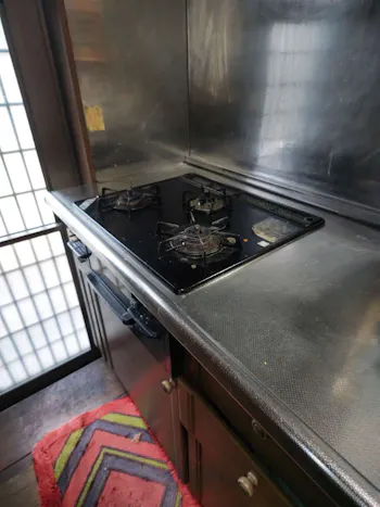 福島県いわき市のお客様のビルトインコンロ・ガスコンロ工事　具体的な工事内容2
