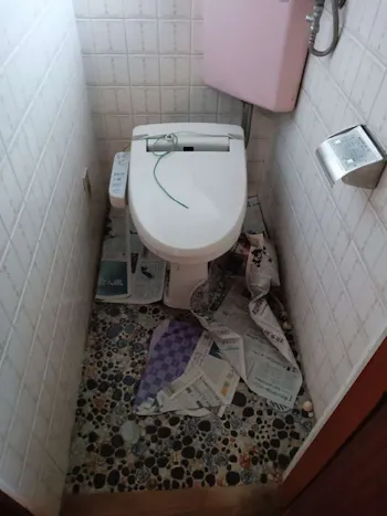 東京都西多摩郡のお客様のトイレ工事　具体的な工事内容3