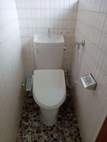 東京都西多摩郡のお客様のトイレ工事