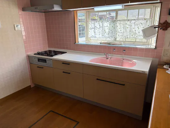 工事後　静岡県富士宮市のお客様のキッチン・システムキッチン工事