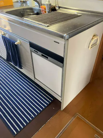 新潟県新潟市北区のお客様の食洗器・ビルトインコンロ交換工事　具体的な工事内容1