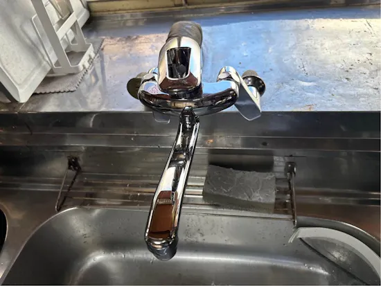 工事後　群馬県前橋市のお客様のキッチン水栓工事