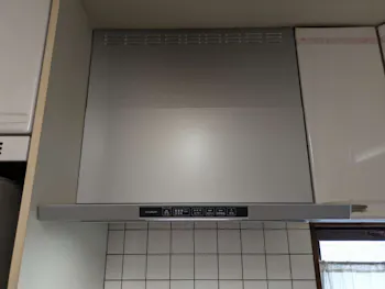 静岡県磐田市のお客様のレンジフード交換工事