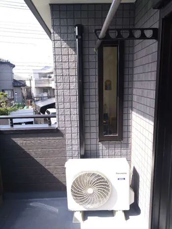 神奈川県横浜市のお客様のエアコン工事　具体的な工事内容1