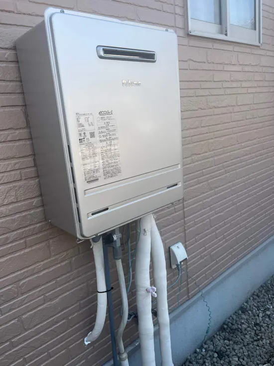 工事後　埼玉県加須市のお客様の給湯器工事