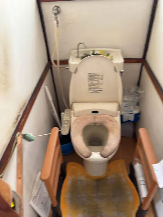 工事前　茨城県稲敷郡阿見町のお客様のトイレ工事