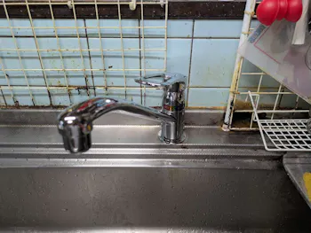 静岡県静岡市のお客様のキッチン水栓工事