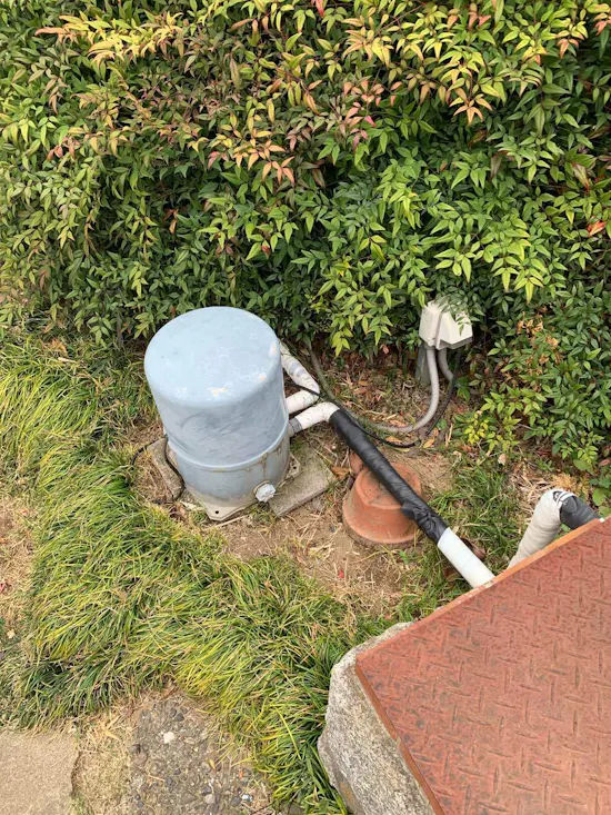 工事前　埼玉県鴻巣市のお客様の井戸ポンプ交換工事