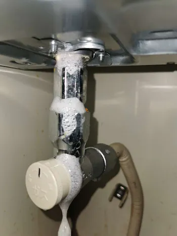 神奈川県茅ヶ崎市のお客様のビルトインコンロ・ガスコンロ工事　具体的な工事内容1