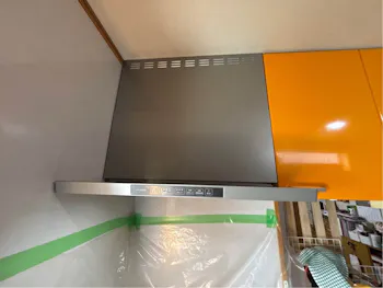 群馬県前橋市のお客様のレンジフード交換工事　具体的な工事内容1