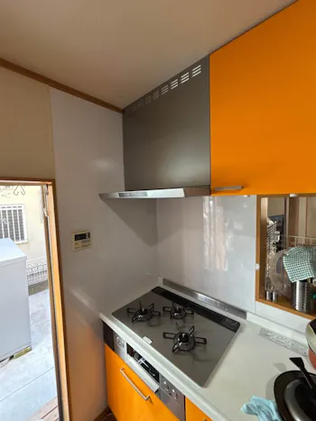 群馬県前橋市のお客様のレンジフード交換工事　具体的な工事内容5