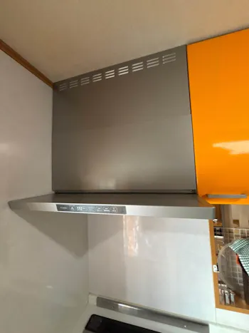 群馬県前橋市のお客様のレンジフード交換工事　具体的な工事内容6