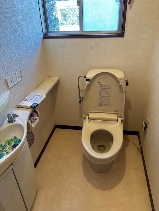 工事前　群馬県高崎市のお客様のトイレ工事