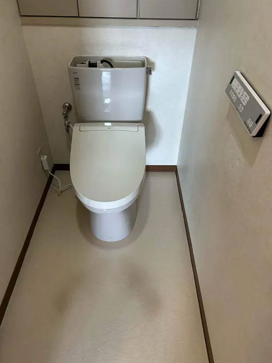 工事前　東京都八王子市のお客様のトイレ工事