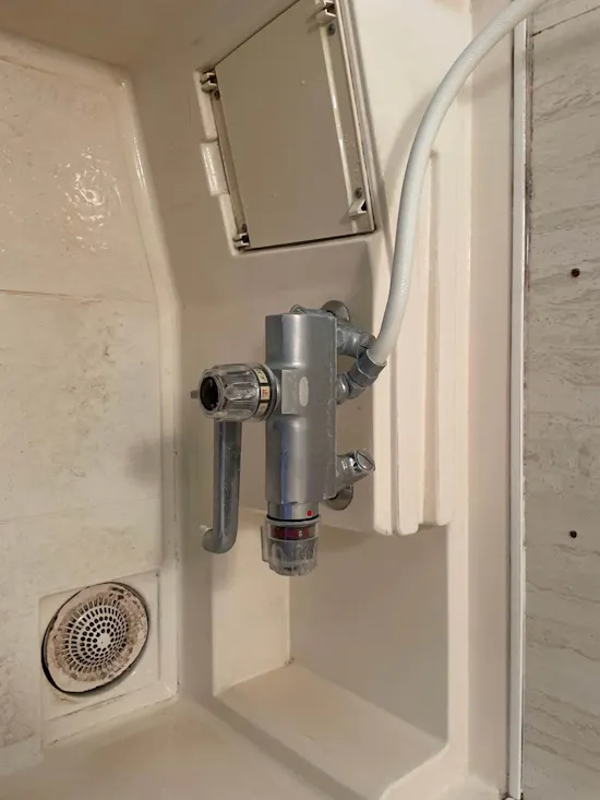 工事前　長野県小諸市のお客様の浴室混合栓交換工事