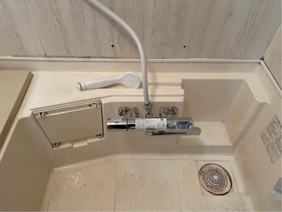 工事後　長野県小諸市のお客様の浴室混合栓交換工事