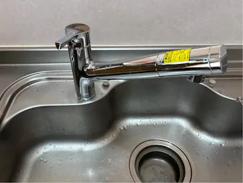 群馬県安中市のお客様のキッチン水栓工事