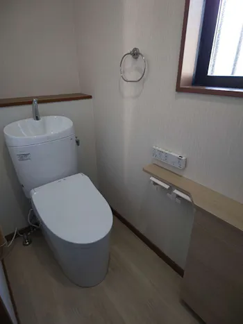 福島県いわき市のお客様のトイレ工事　具体的な工事内容1