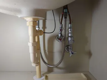 愛知県名古屋市のお客様の洗面水栓交換工事　具体的な工事内容2