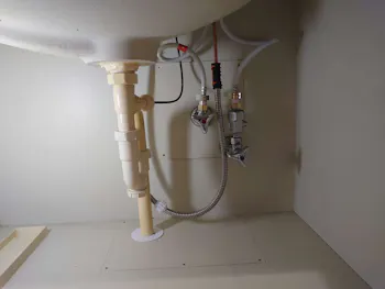 愛知県名古屋市のお客様の洗面水栓交換工事　具体的な工事内容1