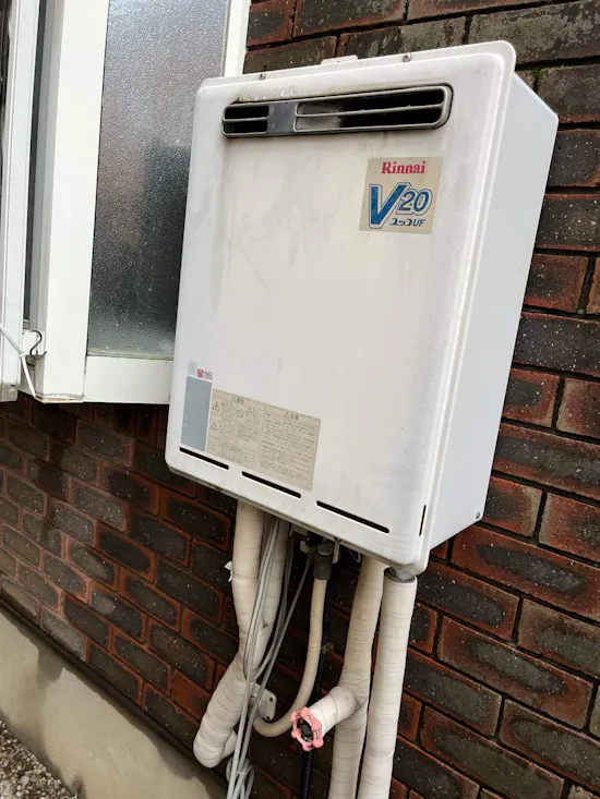 工事前　埼玉県鴻巣市のお客様の給湯器工事