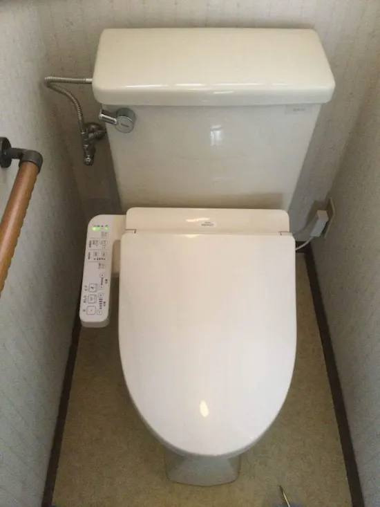 工事後　東京都羽村市のお客様の便座交換工事