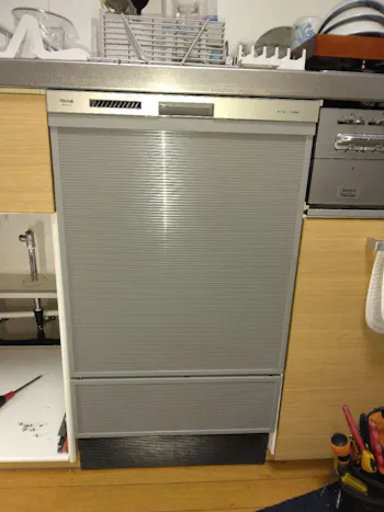 東京都町田市のお客様のビルトイン食洗機交換工事