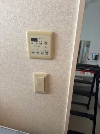 千葉県茂原市のお客様の浴室乾燥機工事　具体的な工事内容3