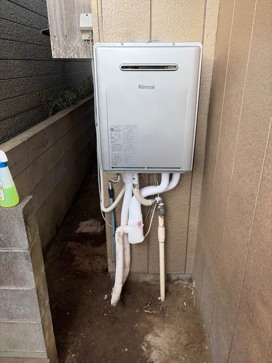 工事後　千葉県大網白里市のお客様のガス給湯器交換工事