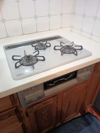 東京都八王子市のお客様のビルトインコンロ・ガスコンロ工事　具体的な工事内容1