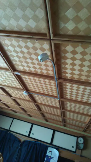 東京都青梅市のお客様のシーリングライト設置工事（引っ掛け部材なし）　具体的な工事内容5