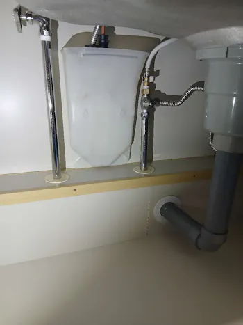 茨城県水戸市のお客様の水栓工事　具体的な工事内容1