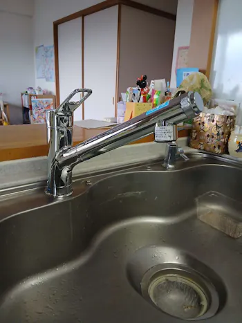 茨城県水戸市のお客様の水栓工事