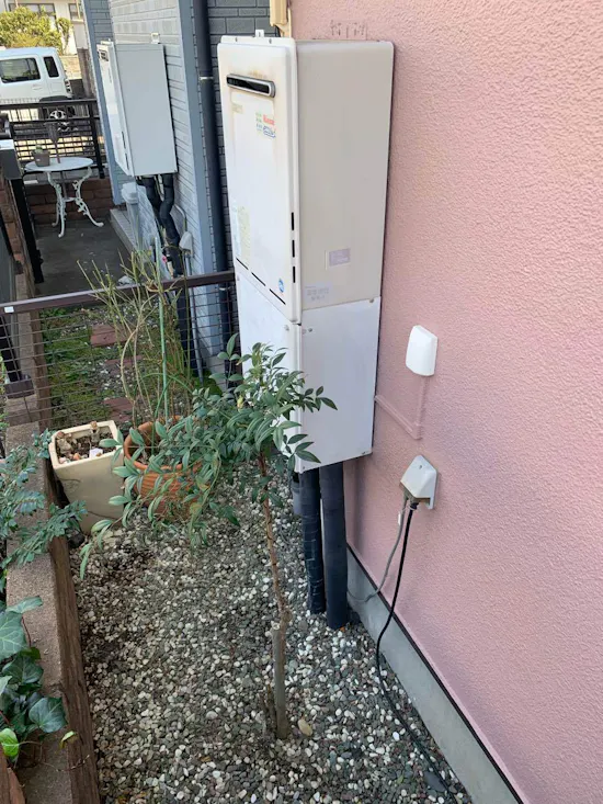 工事前　埼玉県羽生市のお客様の給湯器工事