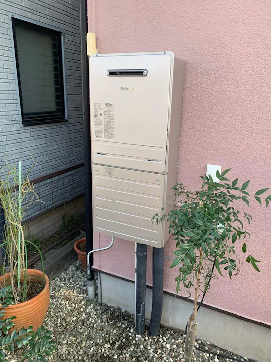 工事後　埼玉県羽生市のお客様の給湯器工事