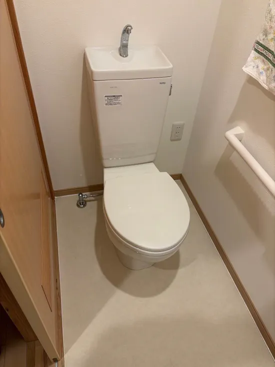 工事前　山梨県富士吉田市のお客様のトイレ工事