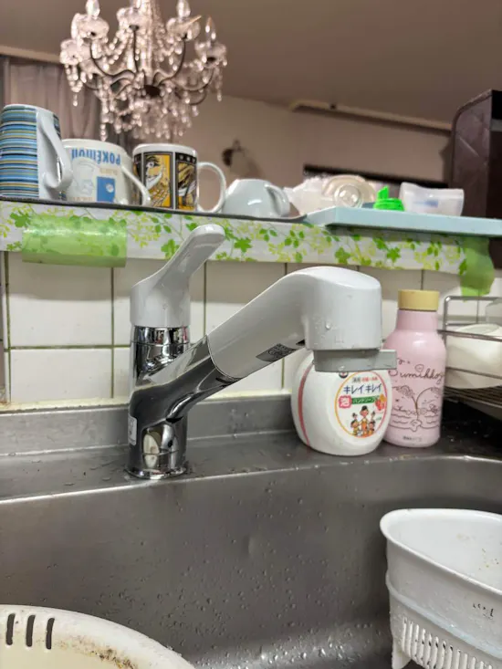 工事後　茨城県龍ケ崎市のお客様の水栓工事