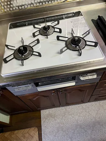 埼玉県羽生市のお客様のビルトインコンロ・ガスコンロ工事