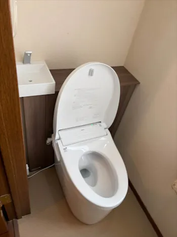 千葉県大網白里市のお客様のトイレ工事