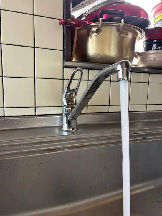 工事後　茨城県筑西市のお客様のキッチン水栓交換工事