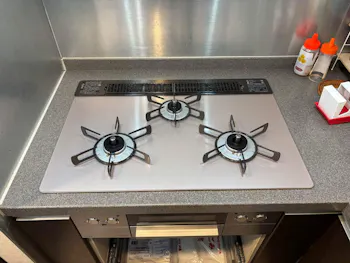 茨城県つくば市のお客様のビルトインコンロ工事