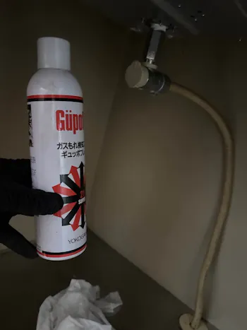 群馬県安中市のお客様のビルトインコンロ・ガスコンロ工事　具体的な工事内容3