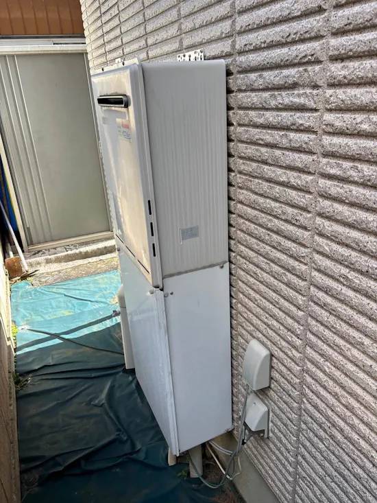 工事前　群馬県前橋市のお客様の給湯器工事