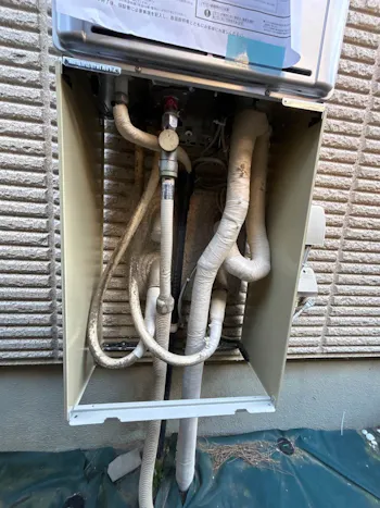 群馬県前橋市のお客様の給湯器工事　具体的な工事内容2