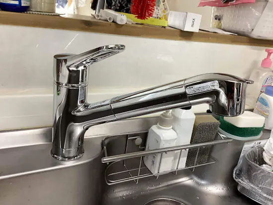 工事後　東京都西多摩郡のお客様のキッチン水栓交換工事